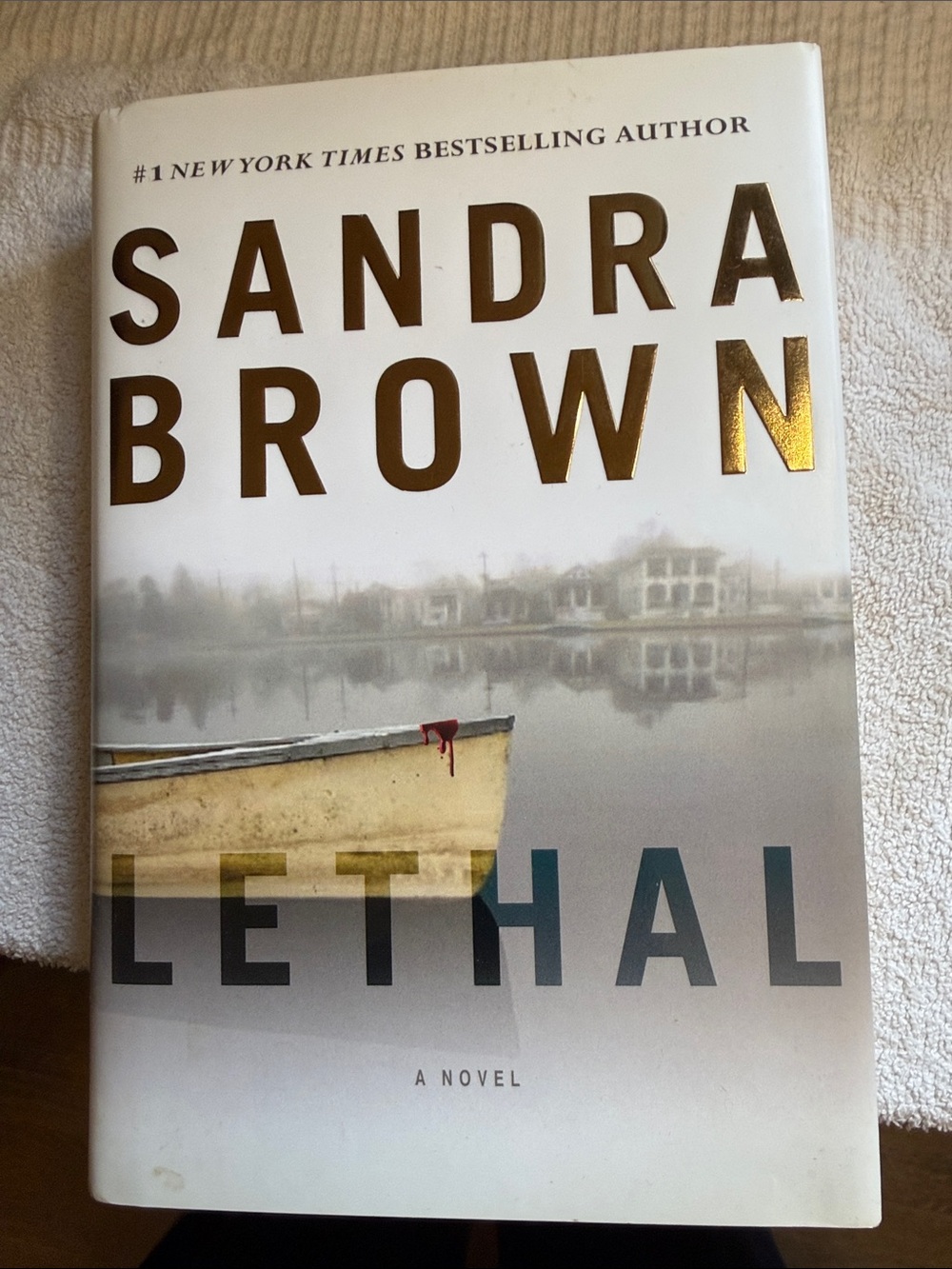 Lethal - White and Tan Hardcover Novel
